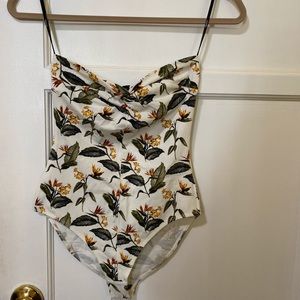Forever21 floral body suit.